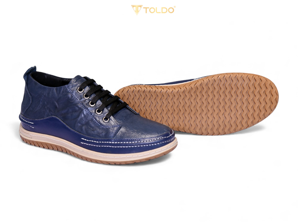 Giày cao 6cm thể thao da thật 10